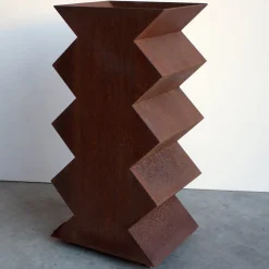 Marco Gaviraghi Calloni 2 Portavasi in acciaio corten