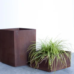 Marco Gaviraghi Calloni 89,2 Portavaso in acciaio corten
