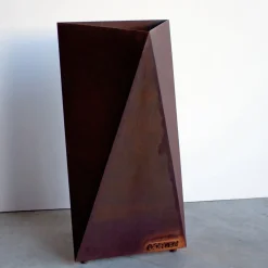 Marco Gaviraghi Calloni 97 Portavaso in acciaio corten