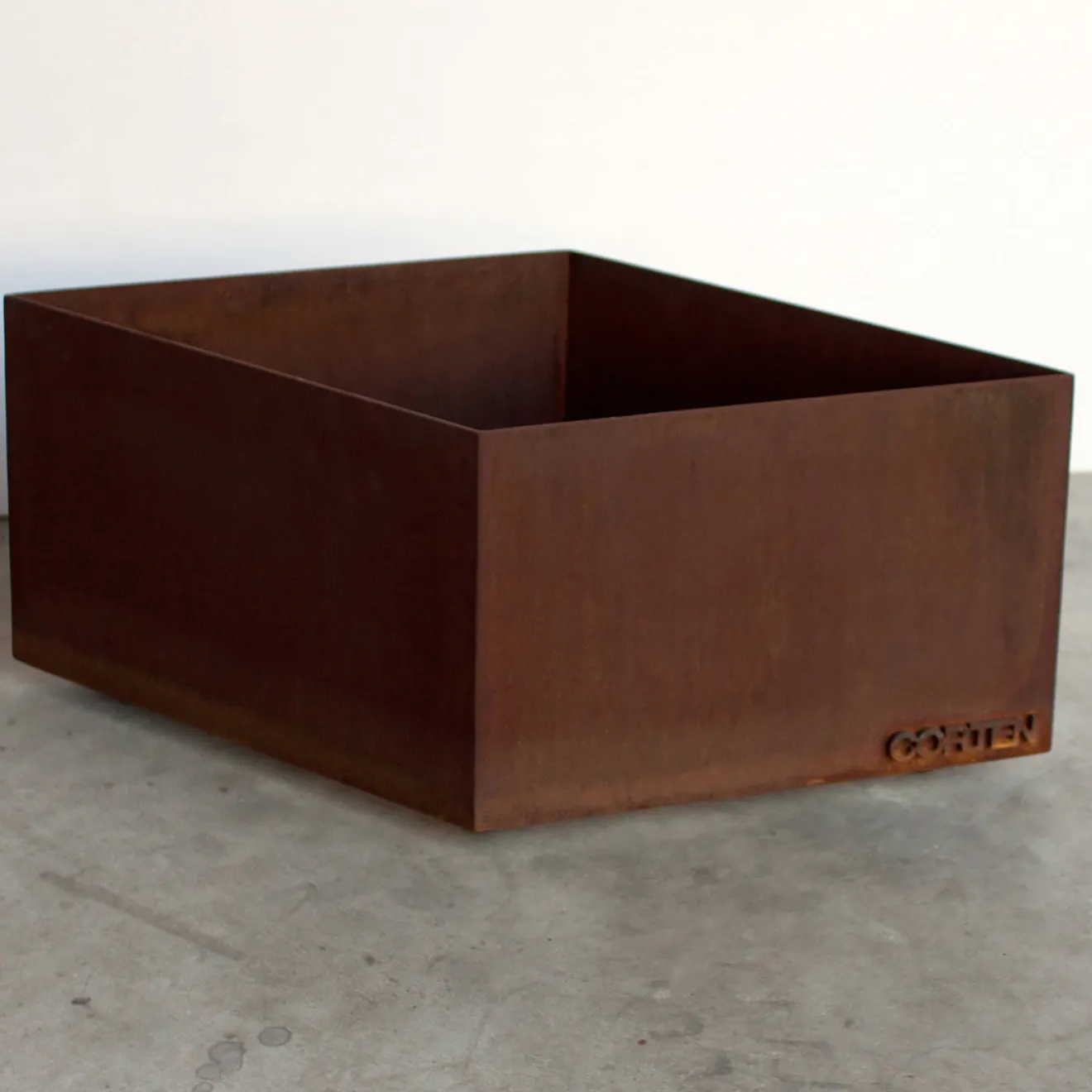 Marco Gaviraghi Calloni 89,1 Portavaso in acciaio corten