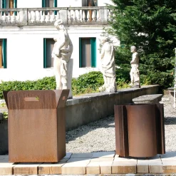 Marco Gaviraghi Calloni 11.2 Portavaso in acciaio corten