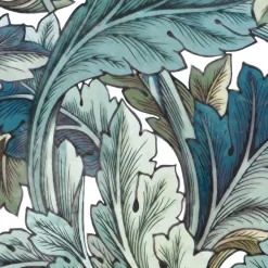 Devon&Devon Acanthus Painted Blue Rivestimento In Gres Porcellanato Smaltato
