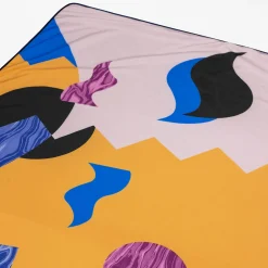 Grand Tour by Vito Nesta Alchimie plaid in velluto con decoro astratto