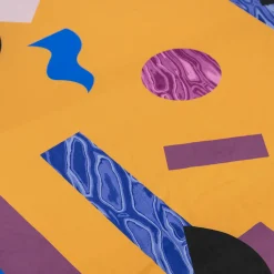 Grand Tour by Vito Nesta Alchimie plaid in velluto con decoro astratto