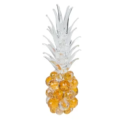 VGnewtrend Ananas piccolo in cristallo ambrato