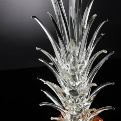 VGnewtrend Ananas piccolo in cristallo ambrato
