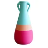 Pop Pot Anfora Cornelia XXL rosa fucsia e blu chiaro