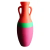 Pop Pot Anfora Giulio Cesare XL verde fucsia e arancio