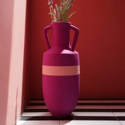 Pop Pot Anfora Ottaviano XL Fucsia e Rosso