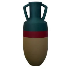 Pop Pot Anfora Ottaviano XL in bronzo, bordeaux e blu