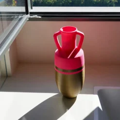 Pop Pot Anfora Ottaviano XL in bronzo e fucsia