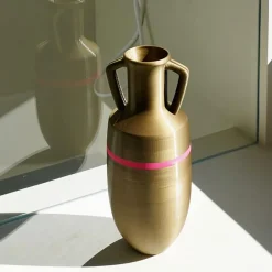 Pop Pot Anfora Ottaviano XL in bronzo e fucsia