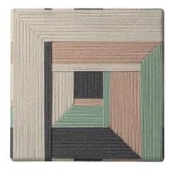 Kubel Design Arazzo Multicolore Ephemera #3