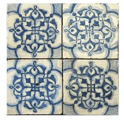 Studio Le Nid Blu Mare Set di 4 piastrelle #7