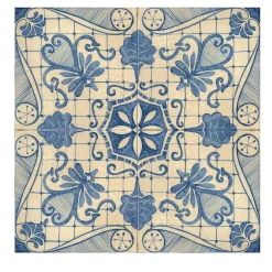 Studio Le Nid Blu Mare Set di 4 piastrelle #1