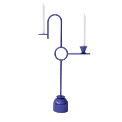 Cappellini Blue Candleholder #1 di Thomas Dariel