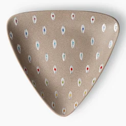 Bitossi Ceramiche Bolo Centrotavola Triangolare di Aldo Londi