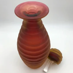 Ars Murano Bottiglia alta in rubino di Achille D'Este e Renzo Vianello