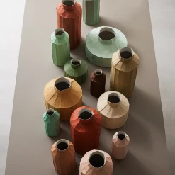 Paola Paronetto Bottiglia Decorativa FIDE Corteccia B1/Grigio verde