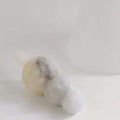 Edizione Limitata by Simone Fanciullacci Bottiglia Decorativa Kite V1 In Vetro E Alabastro