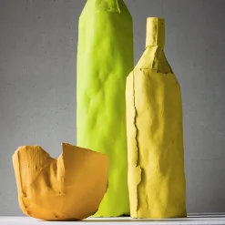 Paola Paronetto Bottiglia Decorativa LISCIA D11/Giallo Cedro