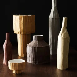 Paola Paronetto Bottiglia Decorativa Liscia B17/Sabbia Chiaro