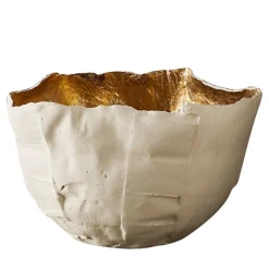 Paola Paronetto Bowl Corteccia B17/sabbia e oro