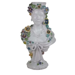 Alessandro Iudici Busto di primavera in ceramica