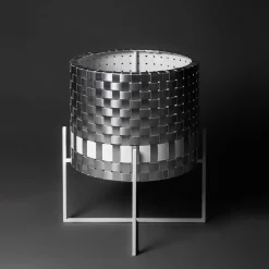 Splot Design Cachepot in metallo argentato Galatea