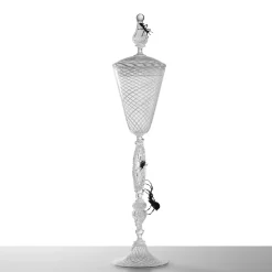 Simone Crestani Calice scultoreo in vetro Vanità