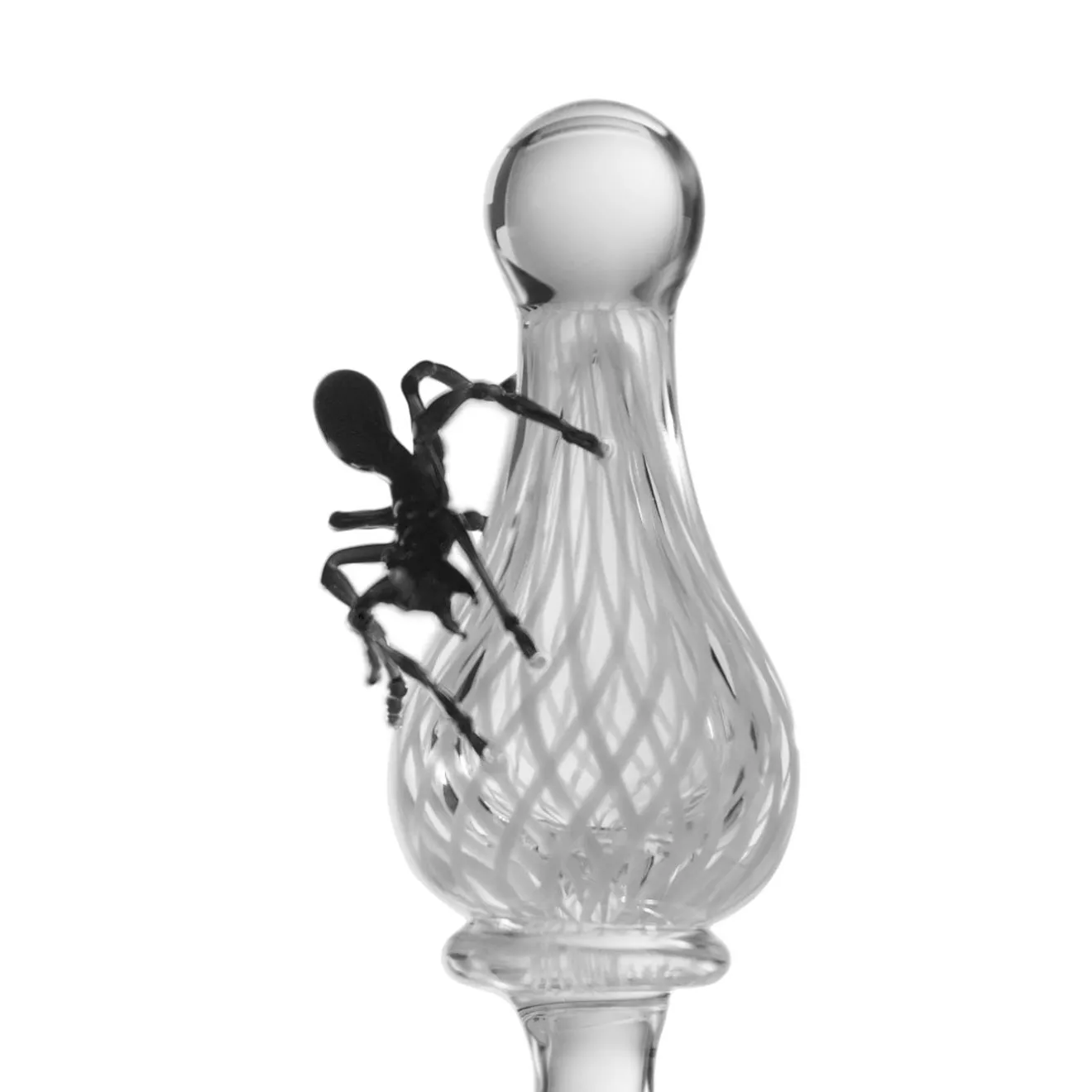 Simone Crestani Calice scultoreo in vetro Vanità