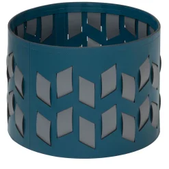 Rudi Cancun N. 9 Cestino rotondo blu petrolio