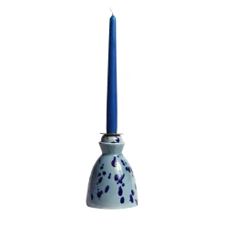Carola fra i Trulli Candeliere in ceramica blu con 4 candele profumate
