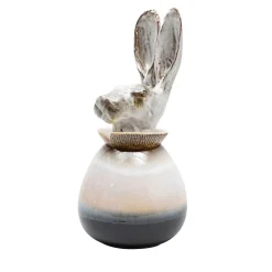 Amaaro Canopo Lepre Vaso a S bianco e nero