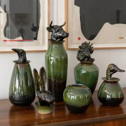 Amaaro Canopo Toro Vaso a L nero e verde