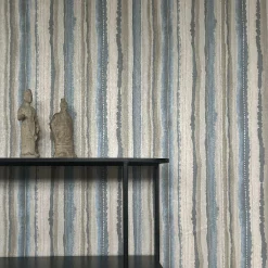 Giardini Wallcoverings Carta da parati a righe multicolori Stream Line