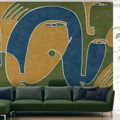 Affreschi & Affreschi Carta da parati a trama multicolore Oneline