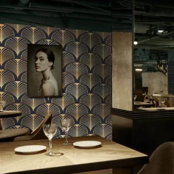 Wallpapers4Beginners Carta da parati Art Déco in stile vintage