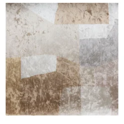 Giardini Wallcoverings Carta da parati Art Deco in velluto beige Gatsy