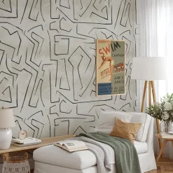 Wallpapers4Beginners Carta da parati artistica dal design minimale