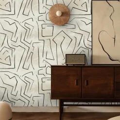 Wallpapers4Beginners Carta da parati artistica dal design minimale