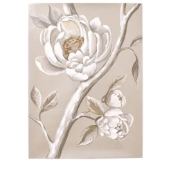 Mezzaluna Carta da parati con fiori #6