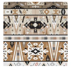 Wallpapers4Beginners Carta da parati con motivo azteco tribale ikat