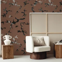 MaVoix Carta da Parati Find Me In The Dark Noce Moscata di Magnus Gjoen