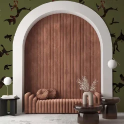 MaVoix Carta da Parati Find Me In The Dark Verde Militare di Magnus Gjoen