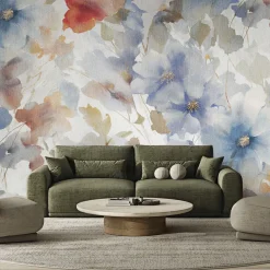 Giardini Wallcoverings Carta da parati floreale Splash di primavera