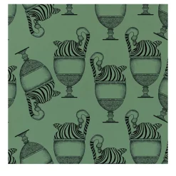 MaVoix Carta da parati Fontana Verde Muschio