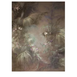 Larghevedute Carta da parati grigia per giardini