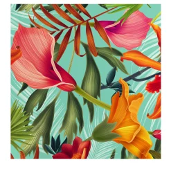 Wallpapers4Beginners Carta da parati hawaiana Tiki Decor