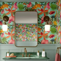 Wallpapers4Beginners Carta da parati hawaiana Tiki Decor